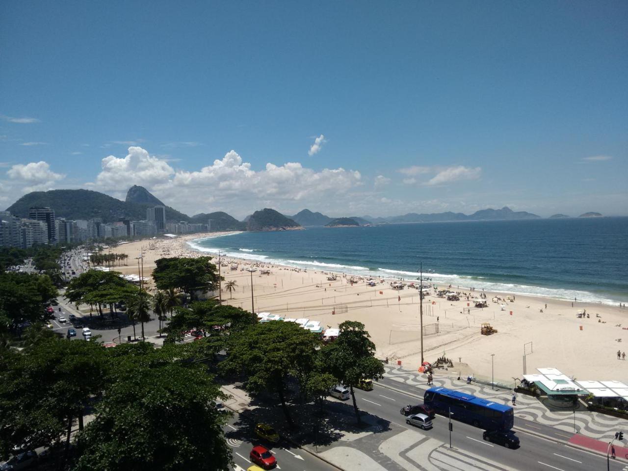 Oceanfront Copacabana Daire Rio de Janeiro Dış mekan fotoğraf
